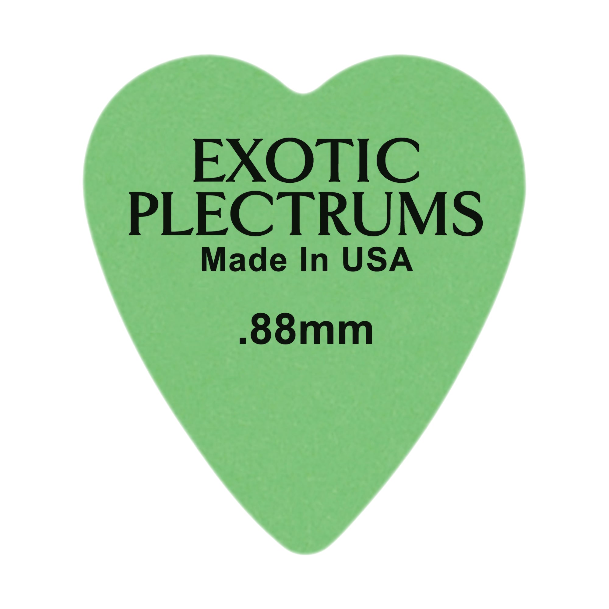 323 Heart Shaped Standard Materials Guitar Picks – Exotic Plectrums