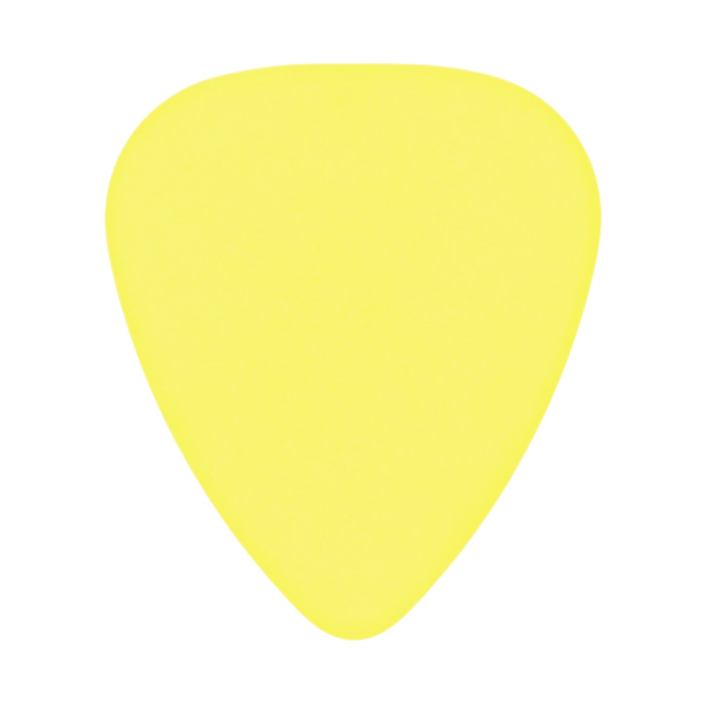Delrin Yellow Guitar Or Bass Pick - 1.2 mm Extra Heavy Gauge - 351 Shape