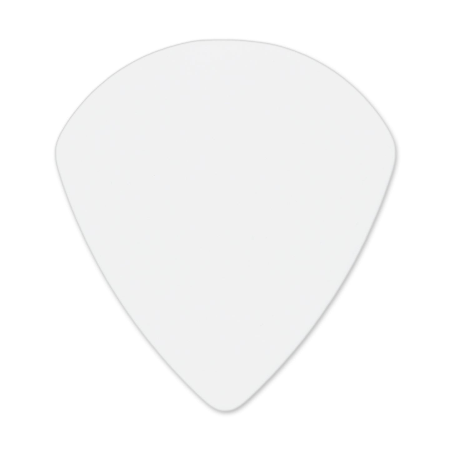 Delrin White Guitar Or Bass Pick - 1.0 mm Heavy Gauge - Jazz XL Shape