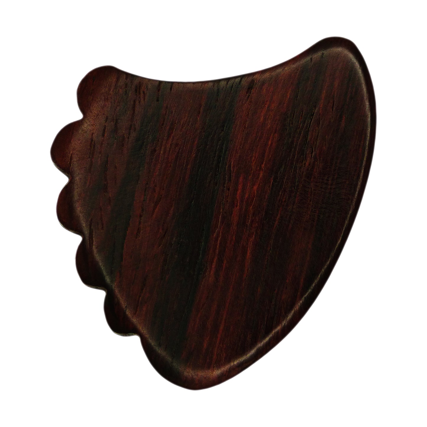 Rosewood Guitar Or Bass Pick - 1.5 mm Ultra Heavy Gauge - 390 Shark Fin Shape - Natural Finish Handmade Specialty Exotic Plectrum