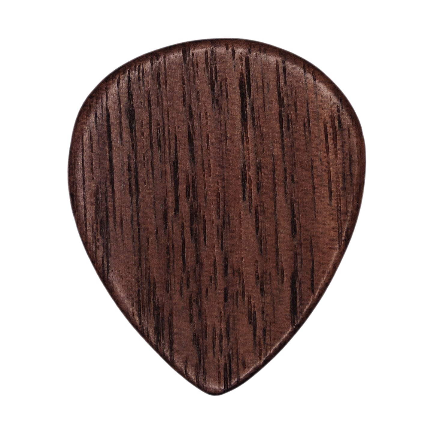 Walnut Wood Guitar Or Bass Pick - 1.5 mm Ultra Heavy Gauge - 347 Large Teardrop Shape - Natural Finish Handmade Specialty Exotic Plectrum