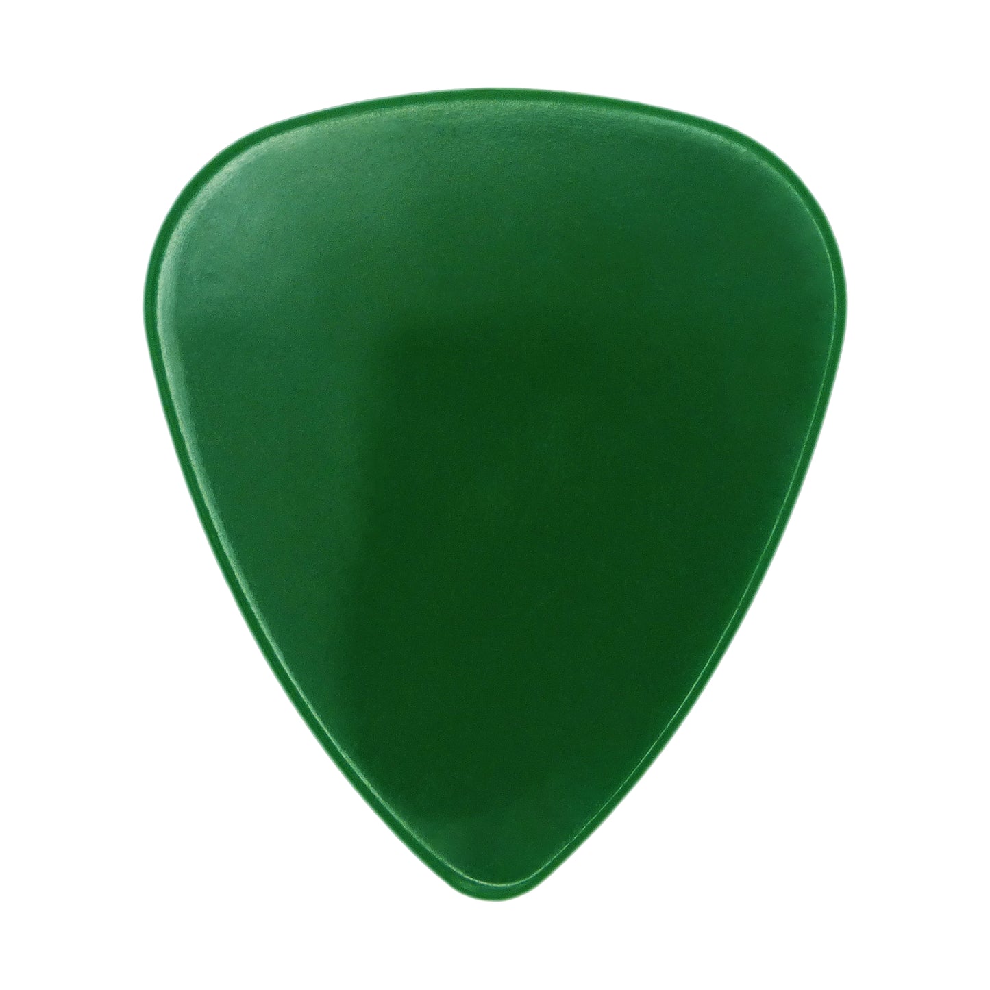 Nylon Dark Green Guitar Or Bass Pick - 0.96 mm Heavy Gauge - 351 Shape