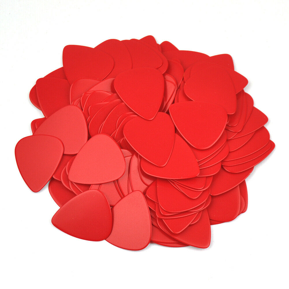 Celluloid Red Guitar Or Bass Pick - 0.71 mm Medium Gauge - 351 Shape