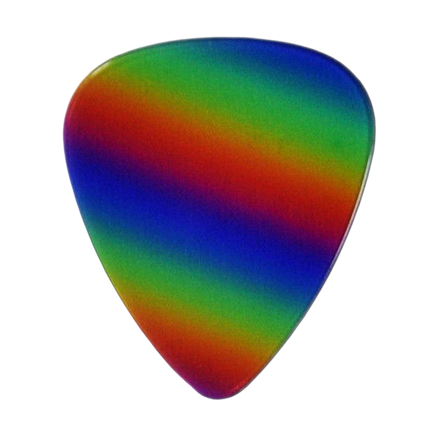 Celluloid Rainbow Guitar Or Bass Pick - 0.96 mm Heavy Gauge - 351 Shape