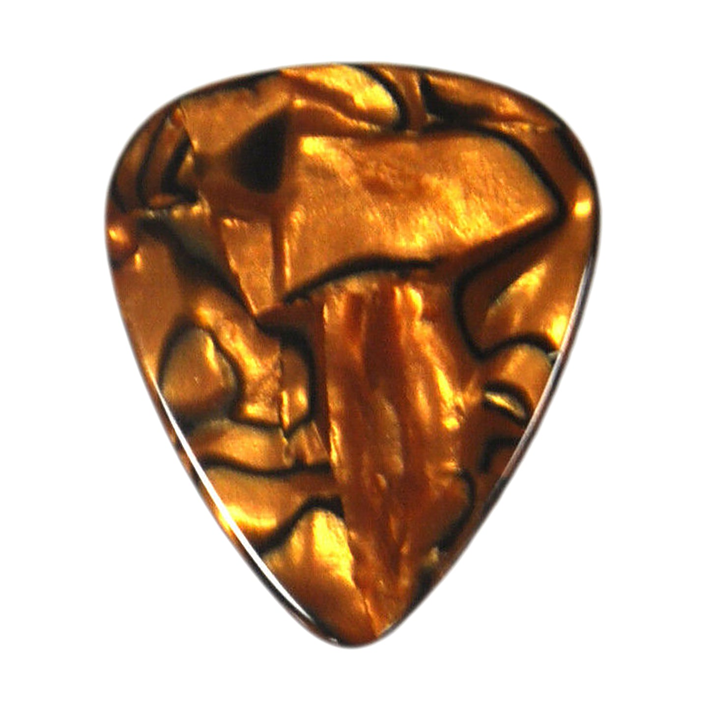 Celluloid Tiger Guitar Or Bass Pick - 0.71 mm Medium Gauge - 351 Shape