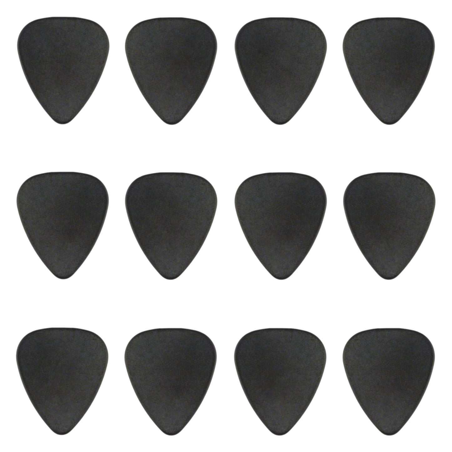 Delrin Black Guitar Or Bass Pick - 1.5 mm Ultra Heavy Gauge - 351 Shape