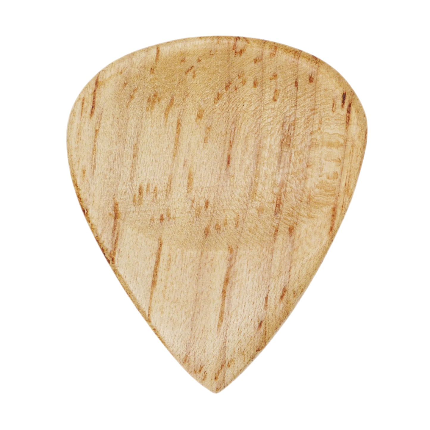 Rubber Wood Guitar Or Bass Pick - 3.0 mm Ultra Heavy Gauge - 351 Groove Shape - Natural Finish Handmade Specialty Exotic Plectrum