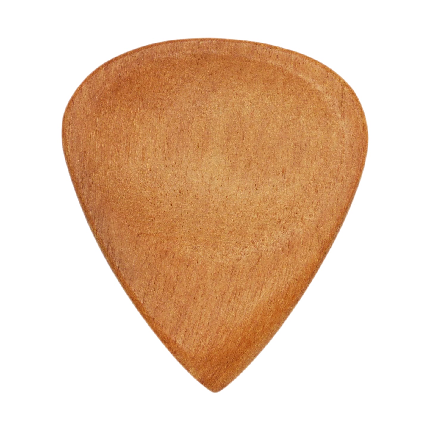 Haldu Wood Guitar Or Bass Pick - 3.0 mm Ultra Heavy Gauge - 351 Groove Shape - Natural Finish Handmade Specialty Exotic Plectrum