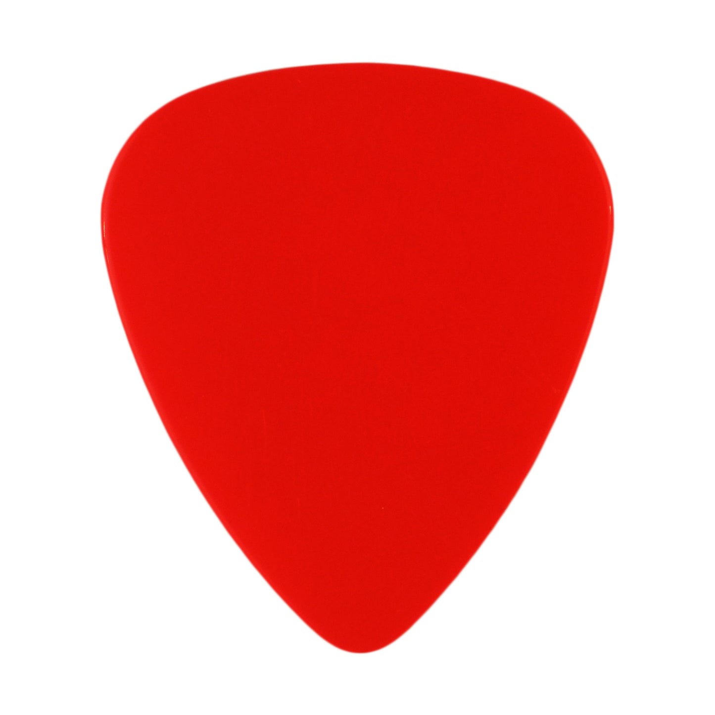 Celluloid Red Guitar Or Bass Pick - 0.46 mm Light Gauge - 351 Shape