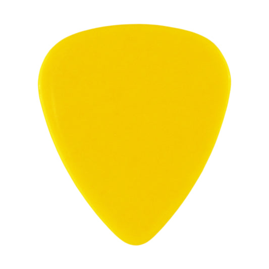 Celluloid Yellow Guitar Or Bass Pick - 0.46 mm Light Gauge - 351 Shape