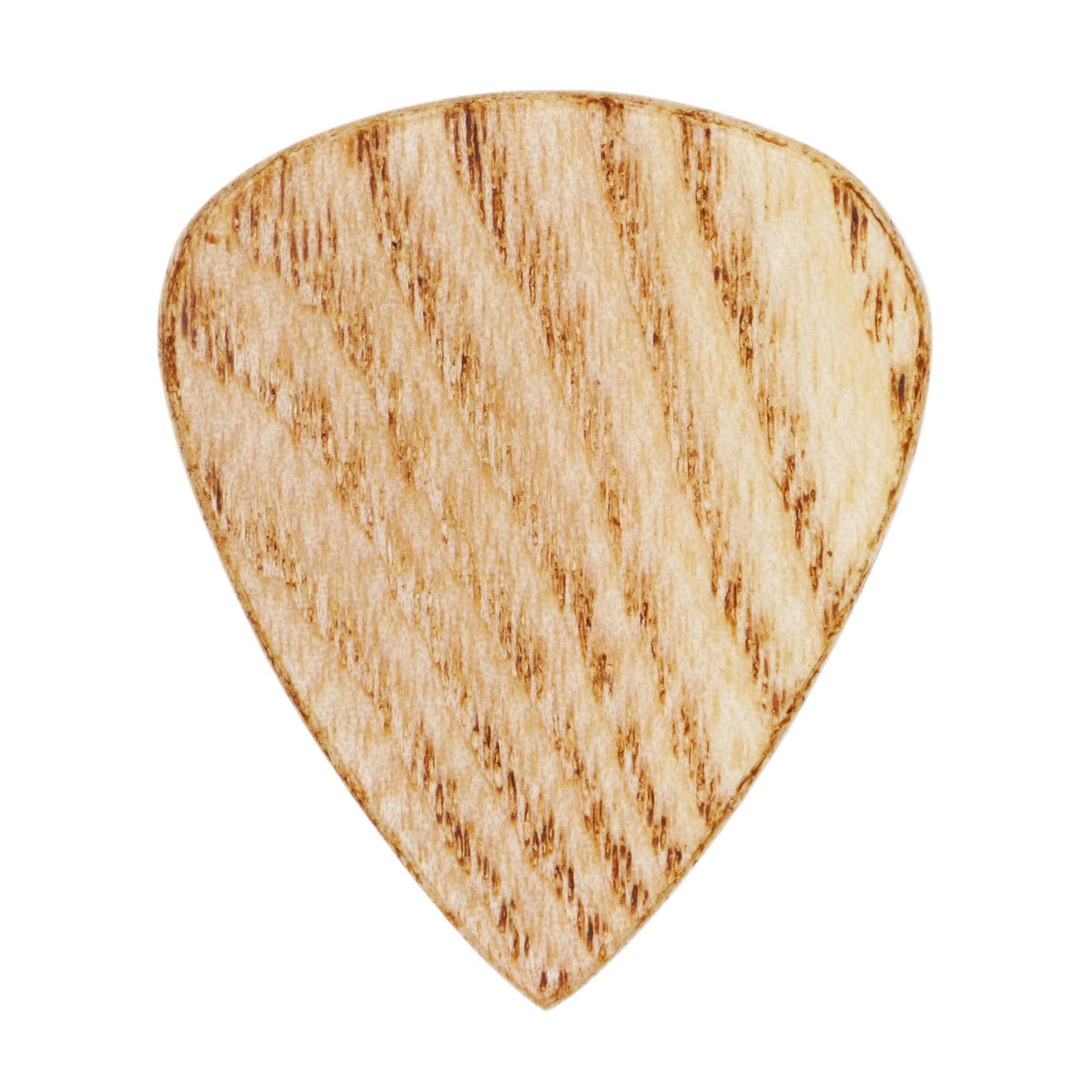 Ash Wood Guitar Or Bass Pick - 1.5 mm Heavy Gauge - 351 Shape - Natural Finish Handmade Specialty Exotic Plectrum