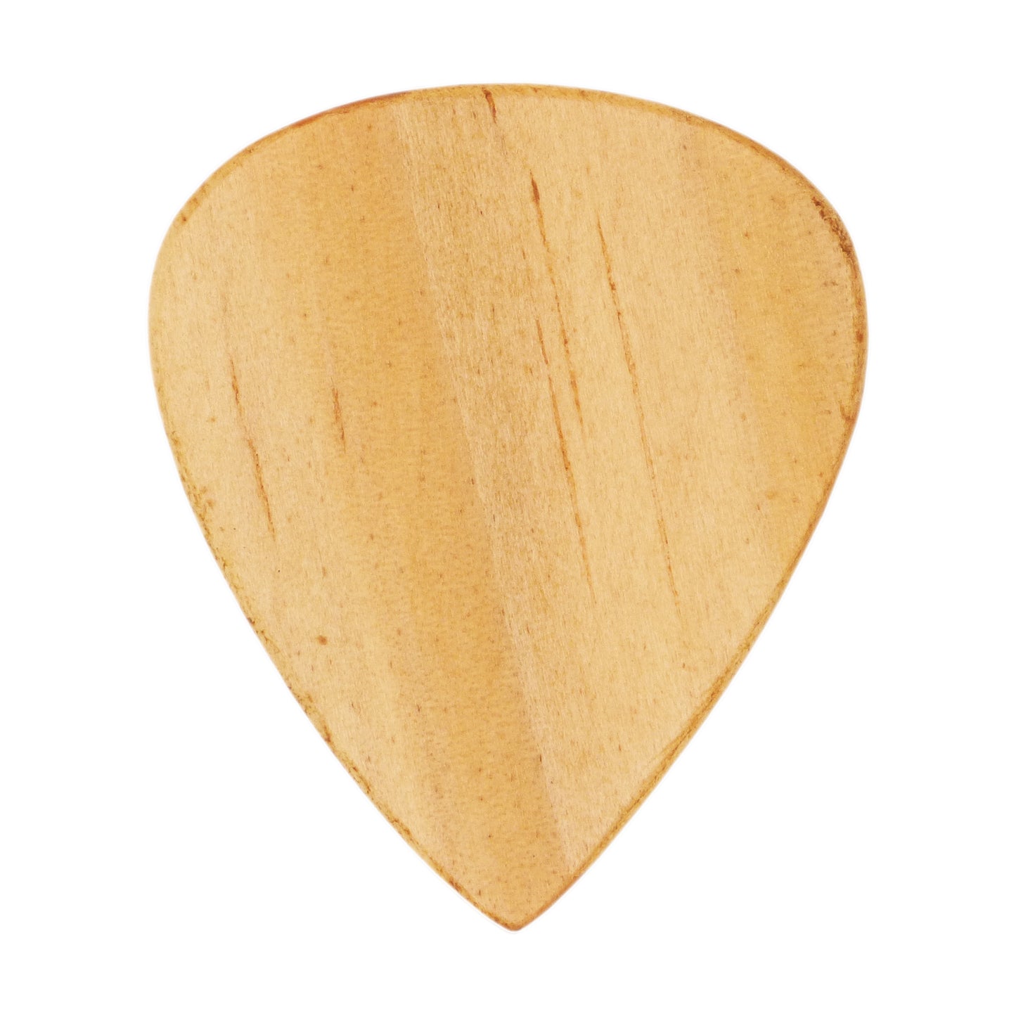 Cedar Wood Guitar Or Bass Pick - 1.5 mm Heavy Gauge - 351 Shape - Natural Finish Handmade Specialty Exotic Plectrum