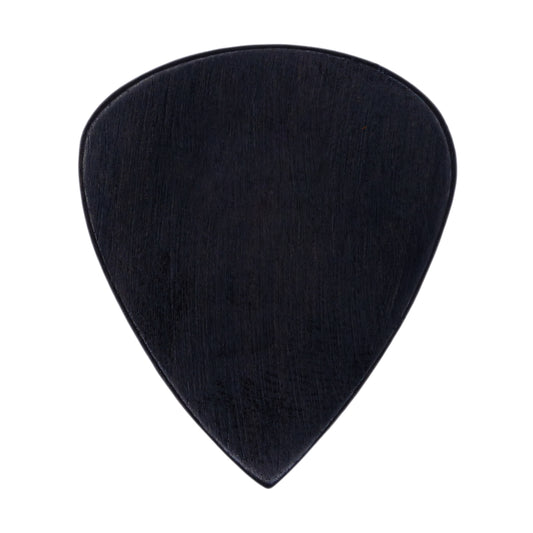 Ebony Wood Guitar Or Bass Pick - 1.5 mm Heavy Gauge - 351 Shape - Natural Finish Handmade Specialty Exotic Plectrum