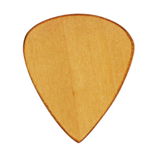 Haldu Wood Guitar Or Bass Pick - 1.5 mm Heavy Gauge - 351 Shape - Natural Finish Handmade Specialty Exotic Plectrum