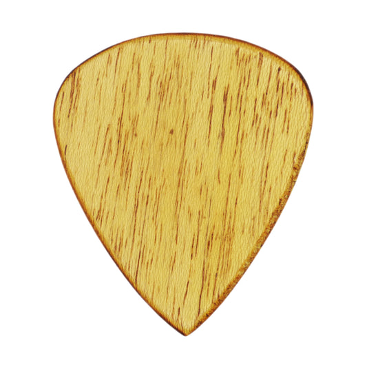 Mulberry Wood Guitar Or Bass Pick - 1.5 mm Heavy Gauge - 351 Shape - Natural Finish Handmade Specialty Exotic Plectrum