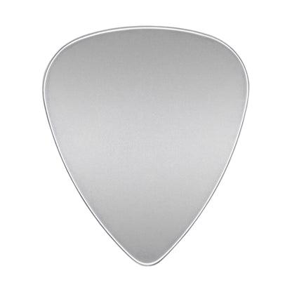 Stainless Steel Guitar Or Bass Pick - 0.80 mm Medium Gauge - 351 Shape - Specialty Metal Exotic Plectrum