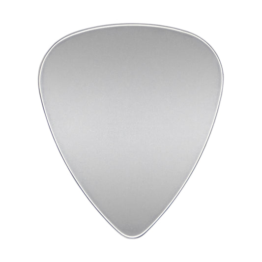 Stainless Steel Guitar Or Bass Pick - 0.40 mm Light Gauge - 351 Shape - Specialty Metal Exotic Plectrum