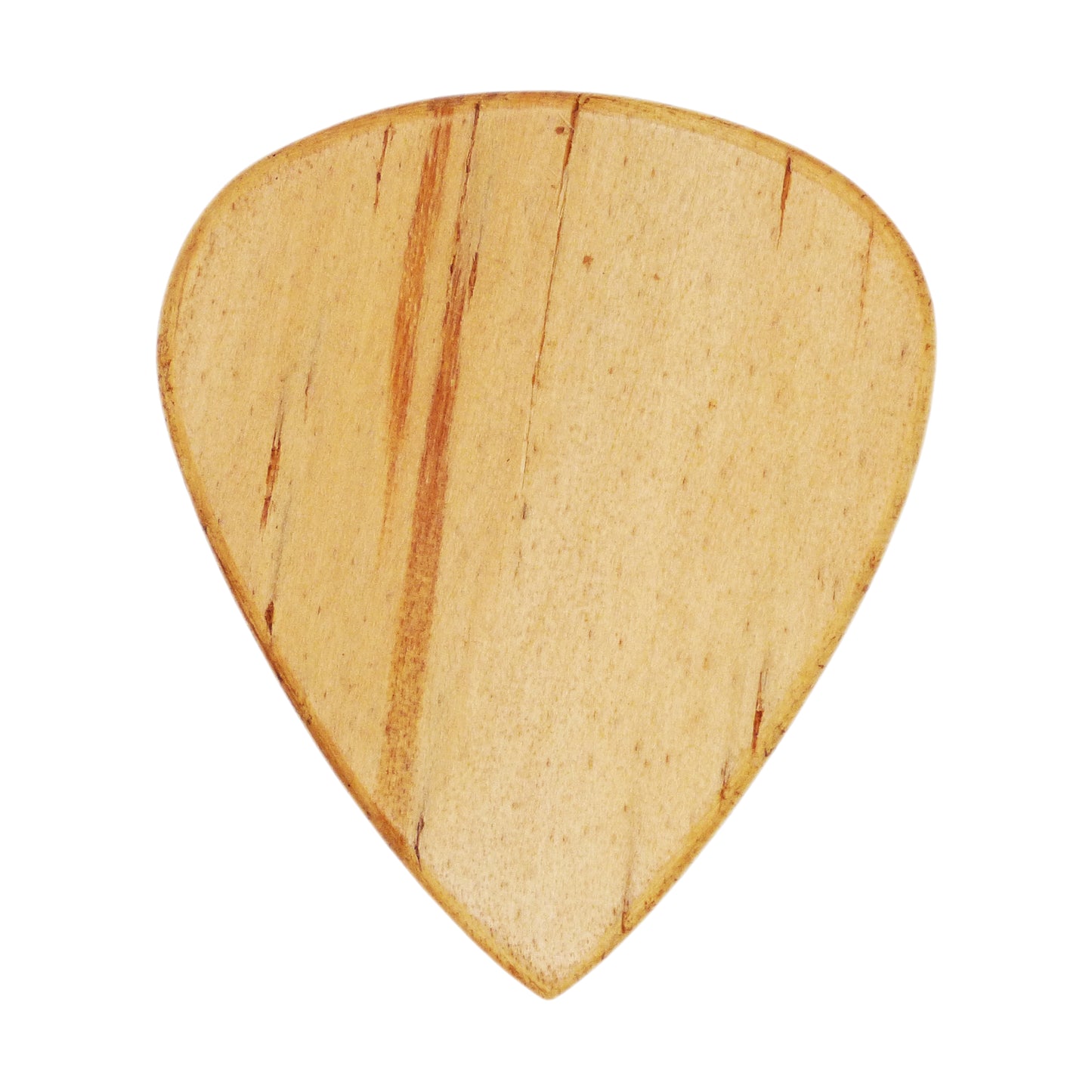 Pine Wood Guitar Or Bass Pick - 1.5 mm Heavy Gauge - 351 Shape - Natural Finish Handmade Specialty Exotic Plectrum