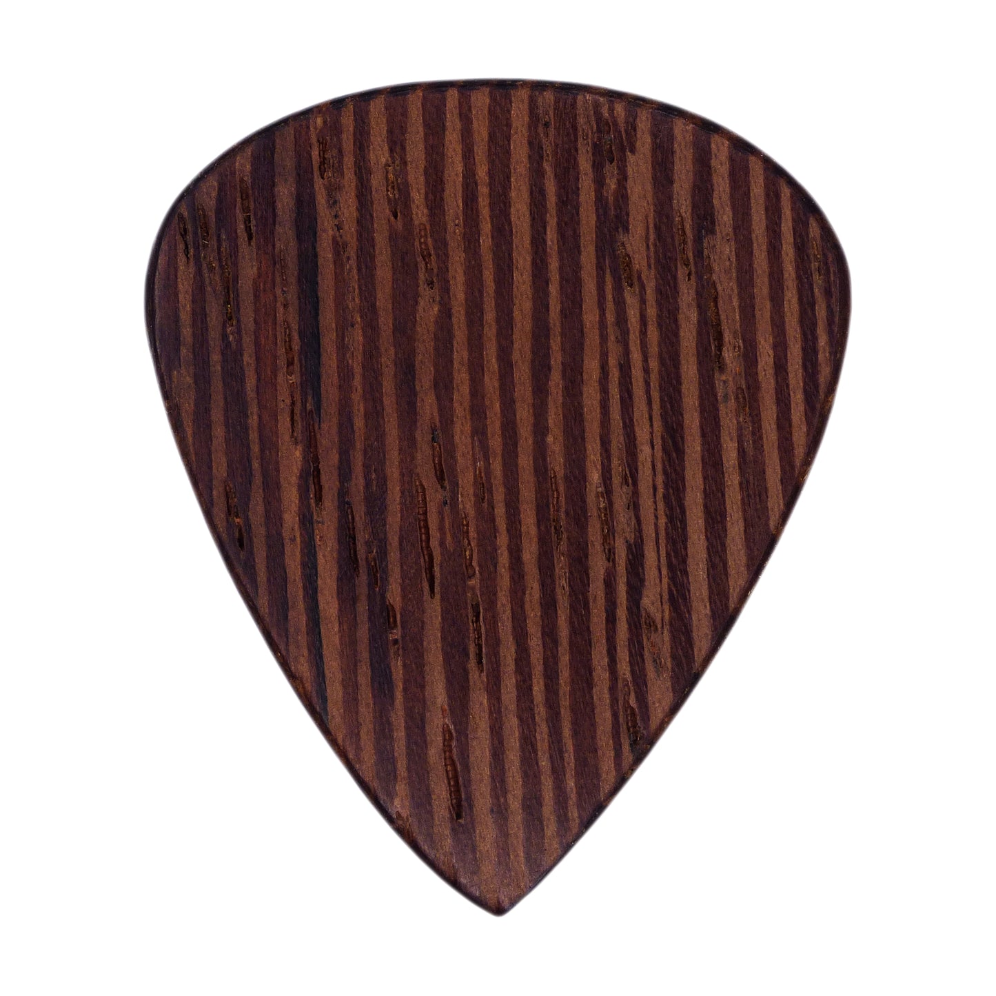 Wenge Wood Guitar Or Bass Pick - 1.5 mm Heavy Gauge - 351 Shape - Natural Finish Handmade Specialty Exotic Plectrum