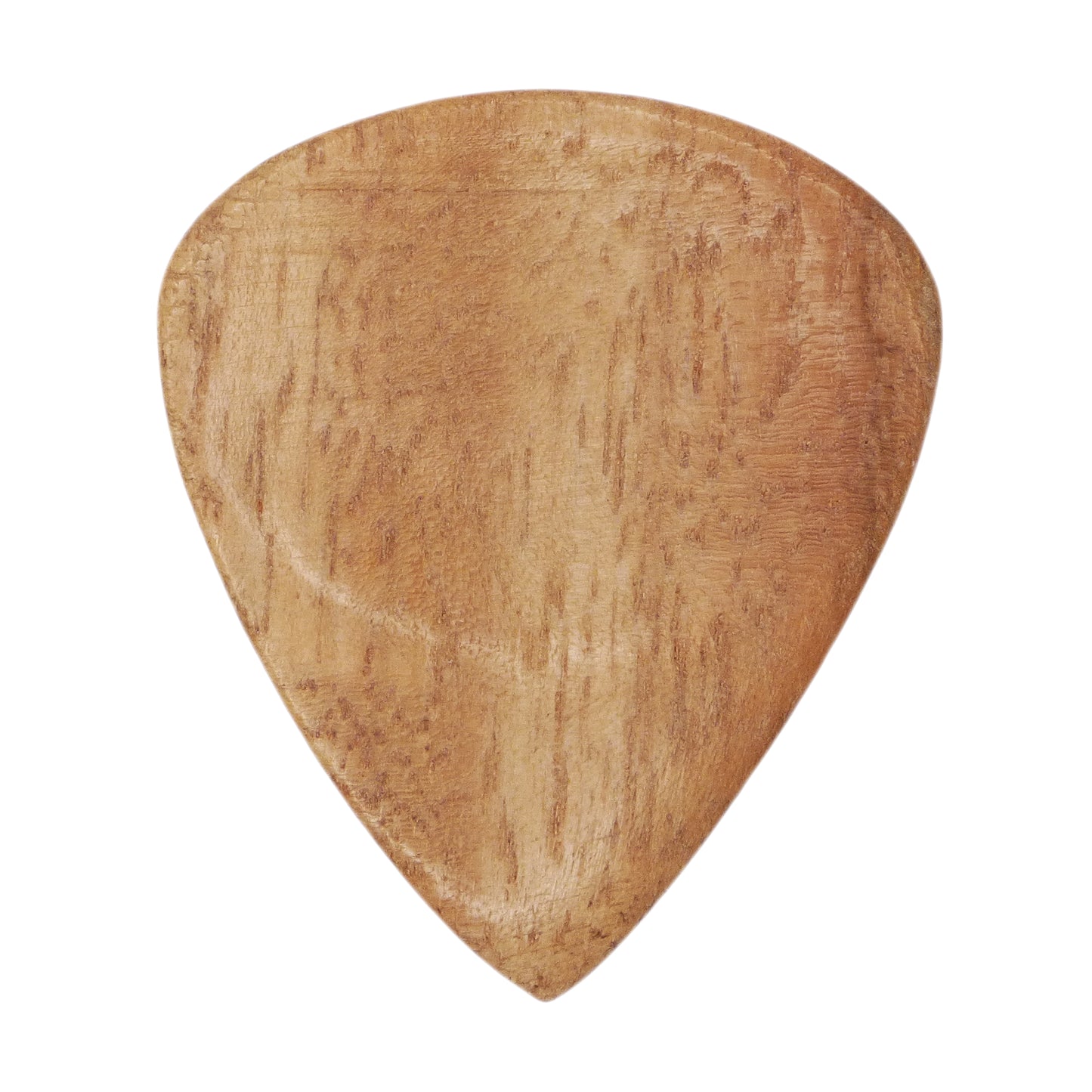 Sal Wood Guitar Or Bass Pick - 3.0 mm Ultra Heavy Gauge - 351 Groove Shape - Natural Finish Handmade Specialty Exotic Plectrum