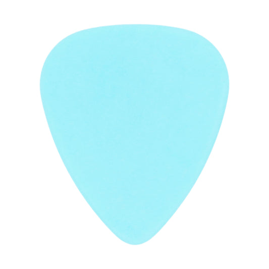 Delrin Light Blue Guitar Or Bass Pick - 1.0 mm Heavy Gauge - 351 Shape