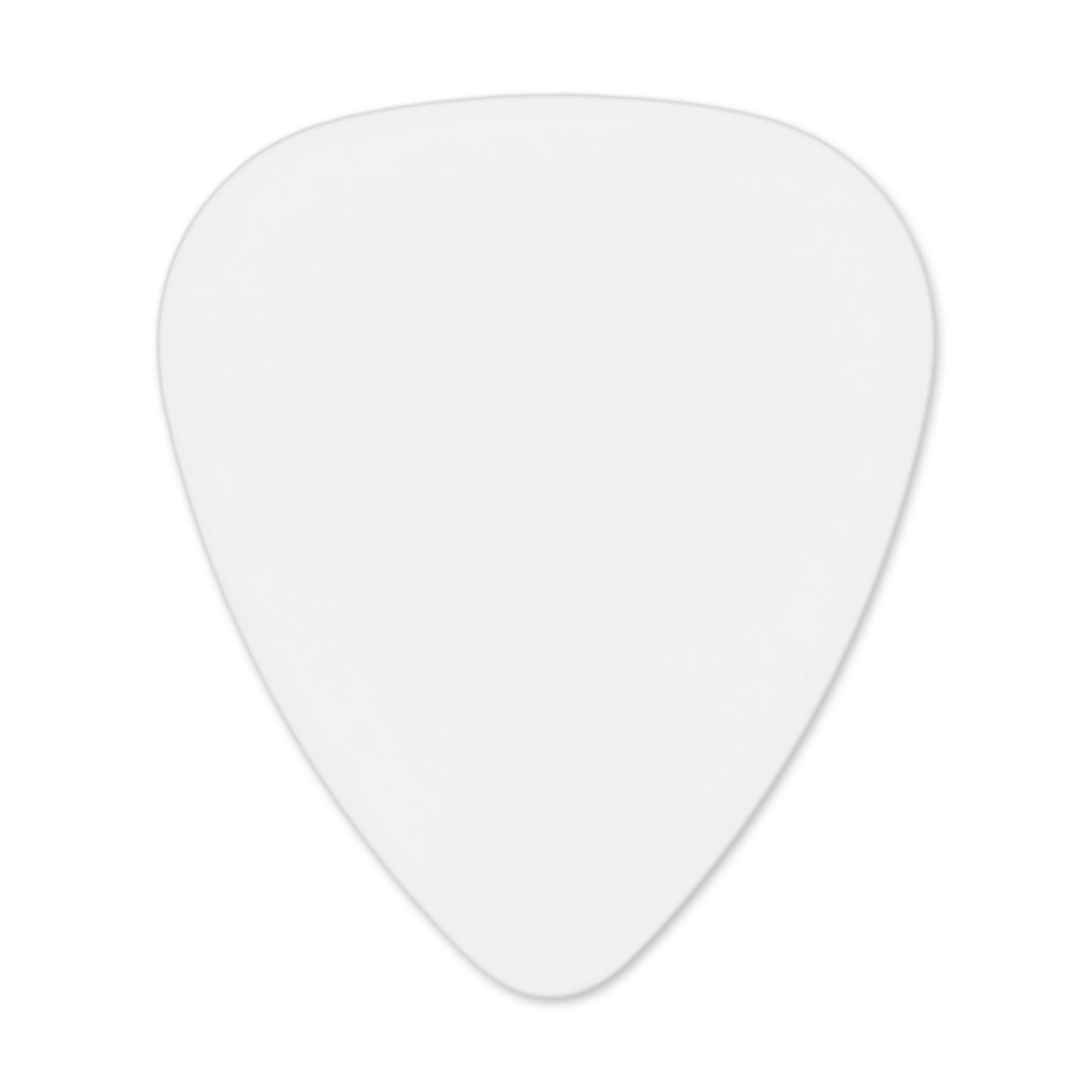 Delrin White Guitar Or Bass Pick - 0.70 mm Medium Gauge - 351 Shape