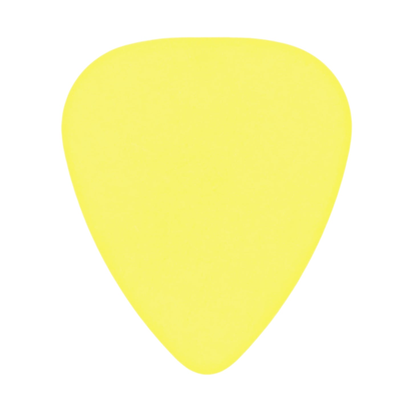 Delrin Yellow Guitar Or Bass Pick - 1.2 mm Extra Heavy Gauge - 351 Shape