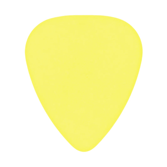 Delrin Yellow Guitar Or Bass Pick - 1.2 mm Extra Heavy Gauge - 351 Shape