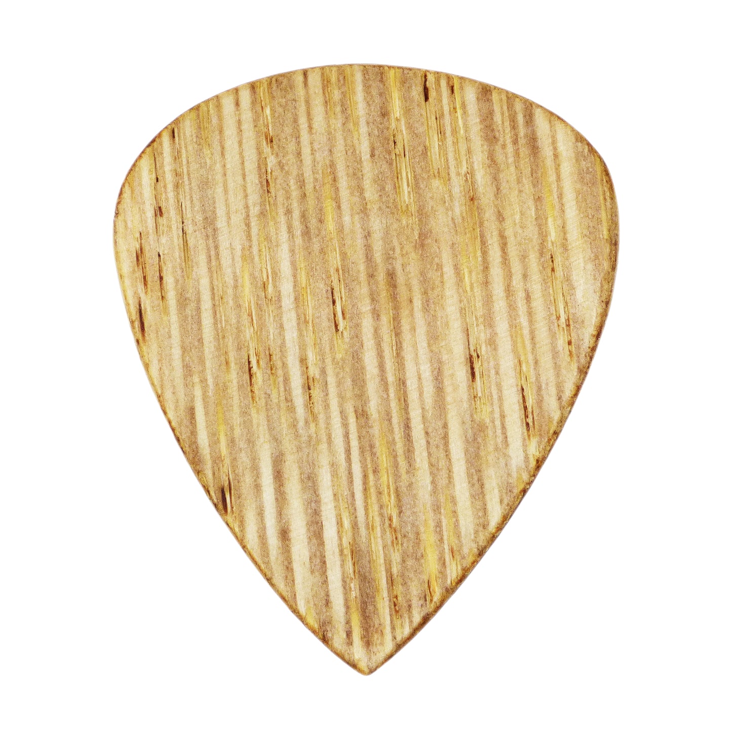 Bamboo Guitar Or Bass Pick - 1.5 mm Heavy Gauge - 351 Shape - Natural Finish Handmade Specialty Exotic Plectrum