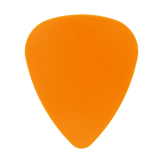 ABS Plastic Orange Guitar Or Bass Pick - 0.71 mm Medium Gauge - 351 Shape