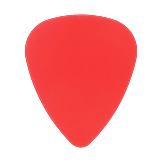 ABS Plastic Red Guitar Or Bass Pick - 0.71 mm Medium Gauge - 351 Shape