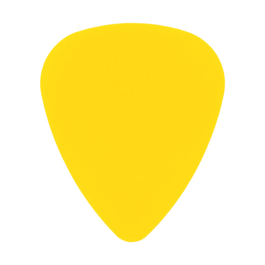 ABS Plastic Yellow Guitar Or Bass Pick - 0.71 mm Medium Gauge - 351 Shape