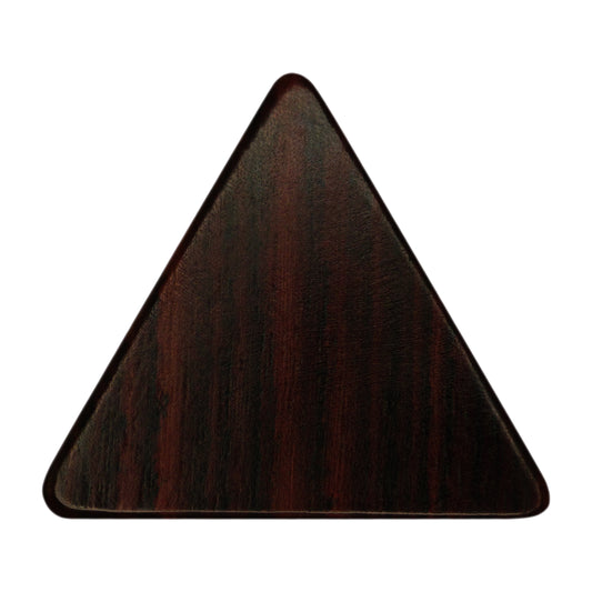 Rosewood Guitar Or Bass Pick - 1.5 mm Ultra Heavy Gauge - 355 Large Triangle Shape - Natural Finish Handmade Specialty Exotic Plectrum