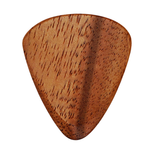 Teak Wood Guitar Or Bass Pick - 3.0 mm Ultra Heavy Gauge - 351 Wedge Shape - Natural Finish Handmade Specialty Exotic Plectrum