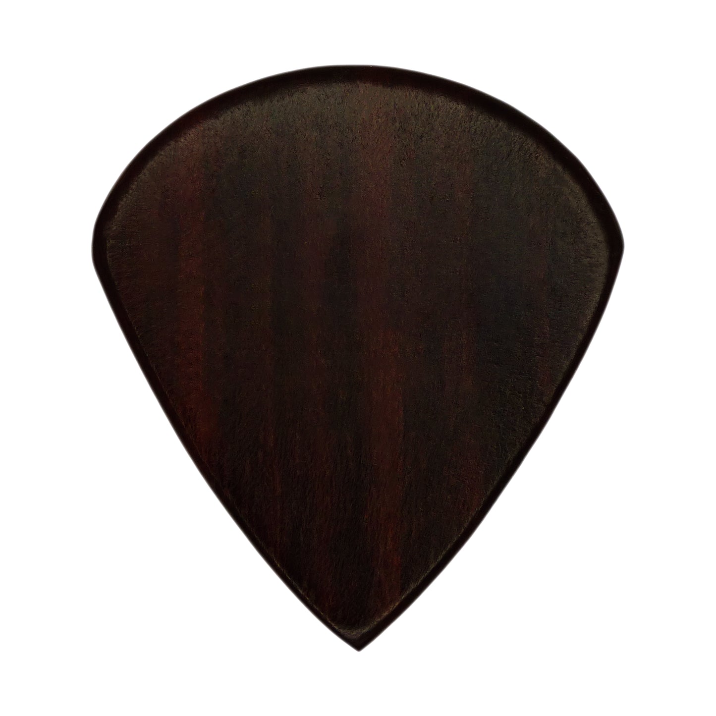 Rosewood Guitar Or Bass Pick - 1.5 mm Ultra Heavy Gauge - Jazz XL Shape - Natural Finish Handmade Specialty Exotic Plectrum