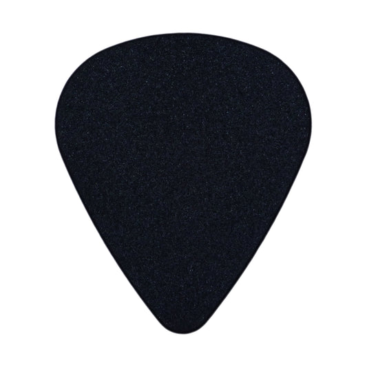 Textured ABS Plastic Black Guitar Or Bass Pick - 1.0 mm Heavy Gauge - 351 Shape