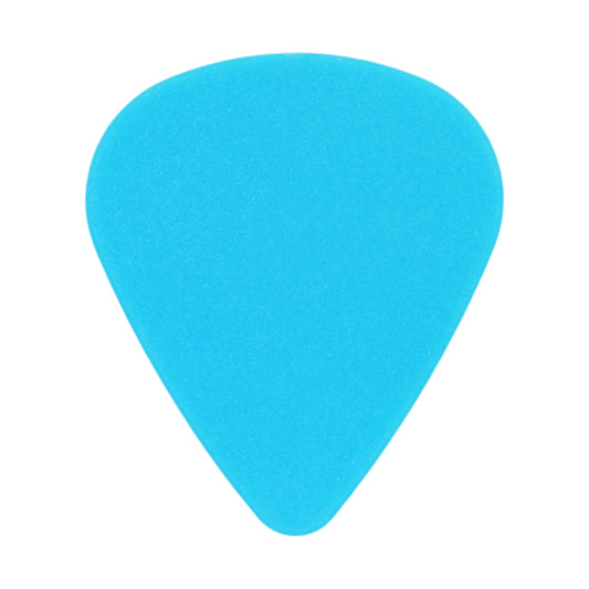 Textured ABS Plastic Light Blue Guitar Or Bass Pick - 0.60 mm Medium Light Gauge - 351 Shape