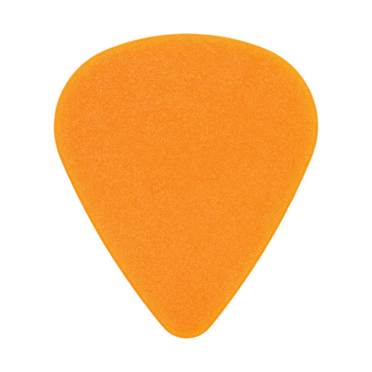 Textured ABS Plastic Orange Guitar Or Bass Pick - 0.60 mm Medium Light Gauge - 351 Shape