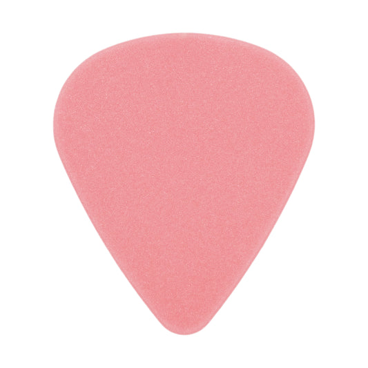 Textured ABS Plastic Pink Guitar Or Bass Pick - 0.60 mm Medium Light Gauge - 351 Shape