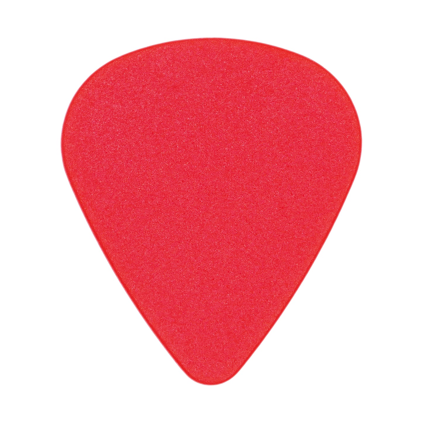 Textured ABS Plastic Red Guitar Or Bass Pick - 1.0 mm Heavy Gauge - 351 Shape