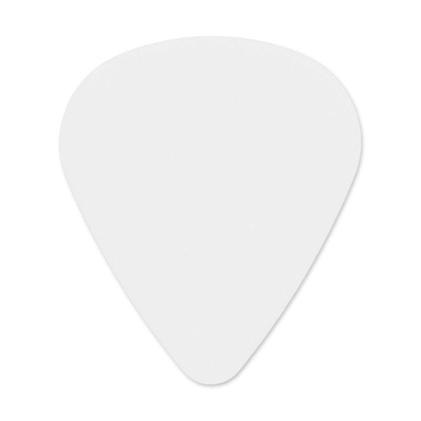 Textured ABS Plastic White Guitar Or Bass Pick - 1.0 mm Heavy Gauge - 351 Shape