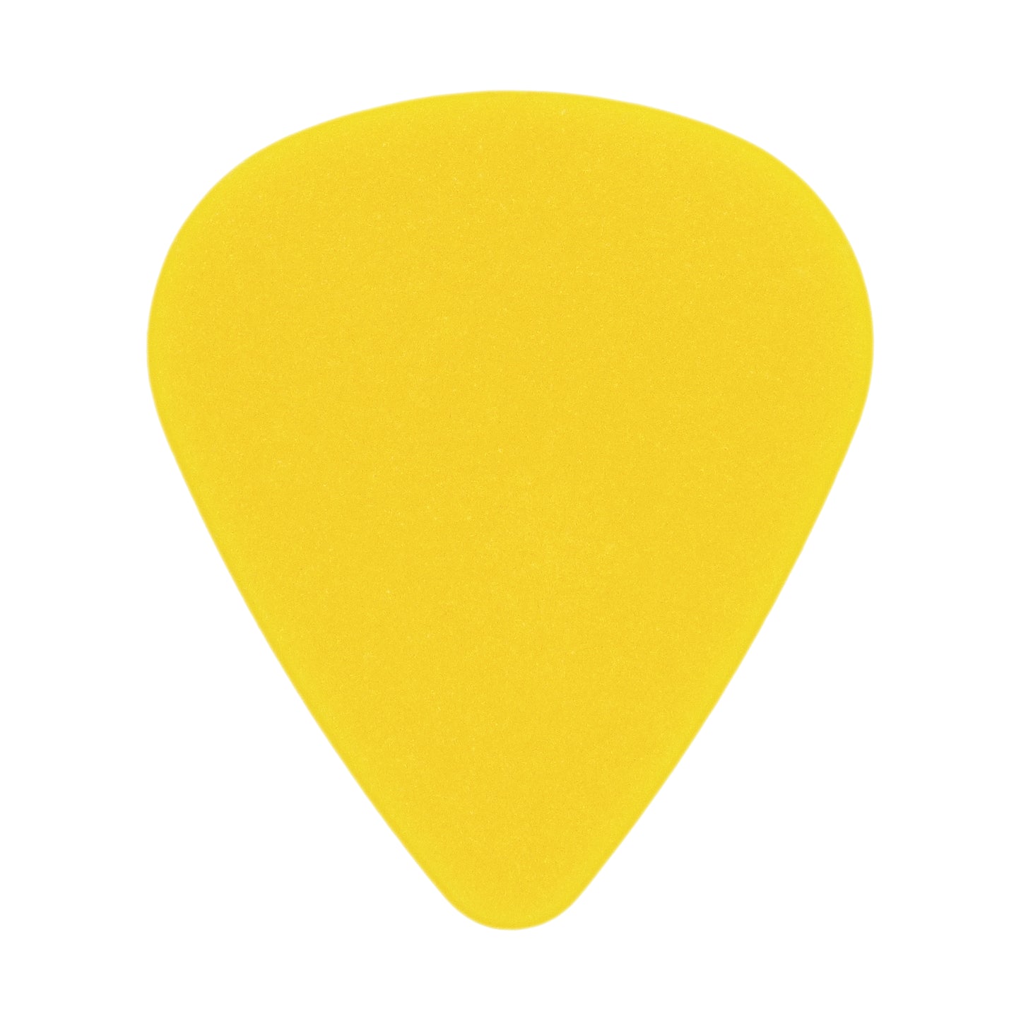 Textured ABS Plastic Yellow Guitar Or Bass Pick - 1.0 mm Heavy Gauge - 351 Shape