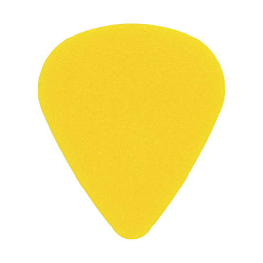 Textured ABS Plastic Yellow Guitar Or Bass Pick - 0.71 mm Medium Gauge - 351 Shape