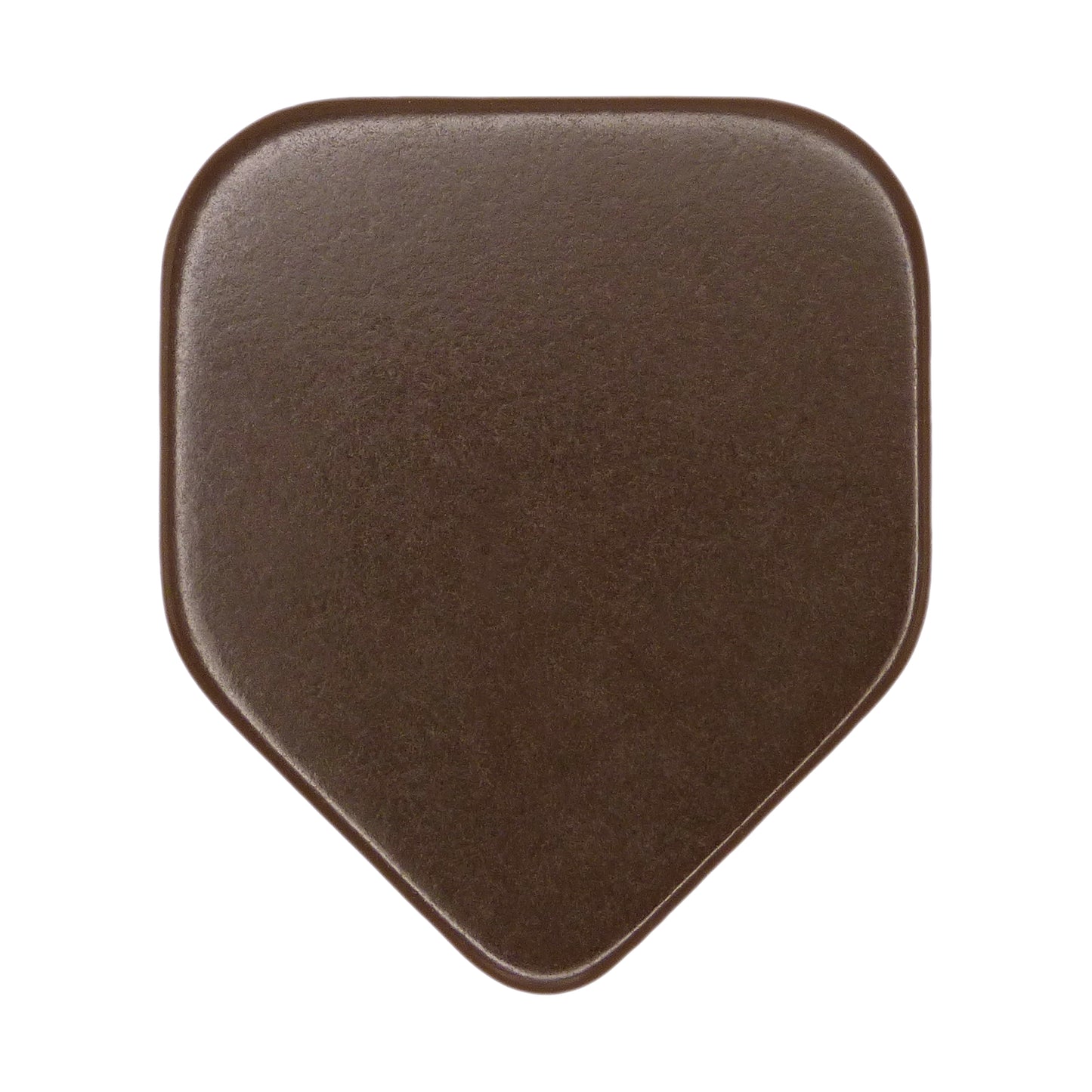 Celluloid Brown Guitar Or Bass Pick - 0.96 mm Heavy Gauge - 330 Medium Home Plate Shape