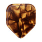 Celluloid Brown Pearl Guitar Or Bass Pick - 0.96 mm Heavy Gauge - 330 Medium Home Plate Shape