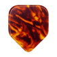 Celluloid Brown Tortoise Guitar Or Bass Pick - 0.96 mm Heavy Gauge - 330 Medium Home Plate Shape