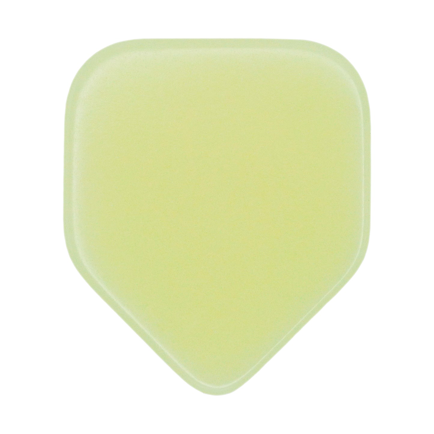 Celluloid Glow In The Dark Guitar Or Bass Pick - 0.96 mm Heavy Gauge - 330 Medium Home Plate Shape