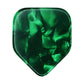 Celluloid Green Pearl Guitar Or Bass Pick - 0.96 mm Heavy Gauge - 330 Medium Home Plate Shape