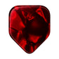 Celluloid Red Pearl Guitar Or Bass Pick - 0.96 mm Heavy Gauge - 330 Medium Home Plate Shape