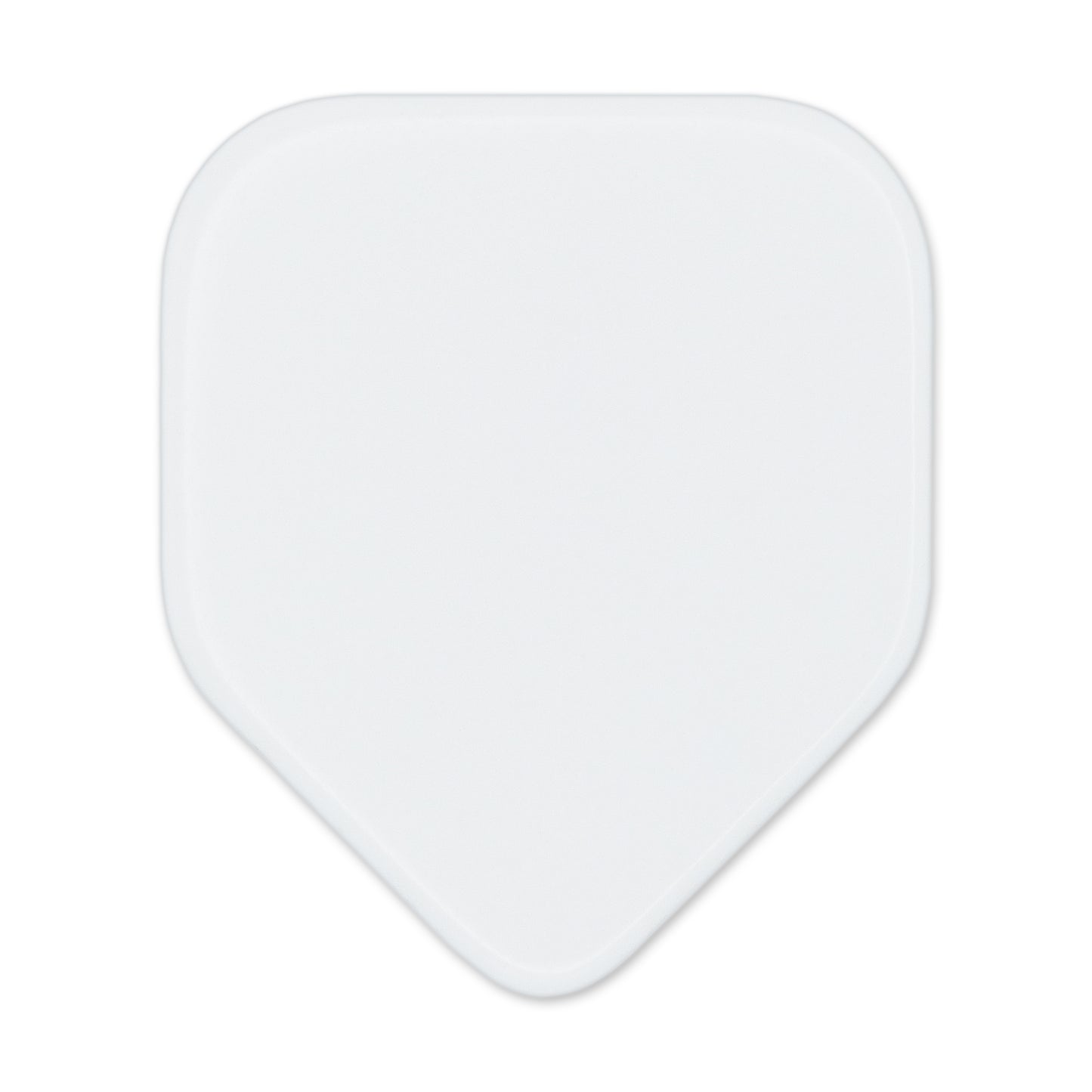 Celluloid White Guitar Or Bass Pick - 0.96 mm Heavy Gauge - 330 Medium Home Plate Shape